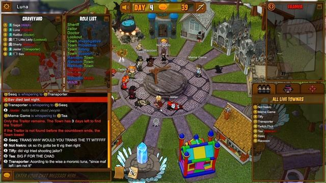 Town of Salem | Framer - Setting Up Your Traitor Properly смотреть онлайн