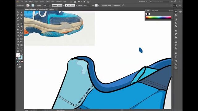 Balenciaga Shoe | Speedart смотреть онлайн