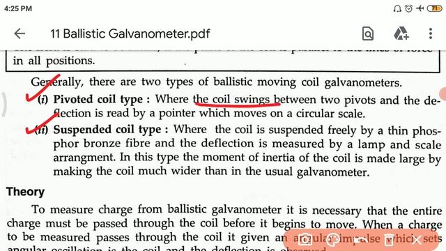 Ballistic Galvanometer (CC-3 UNIT-2 Lec-11) смотреть онлайн