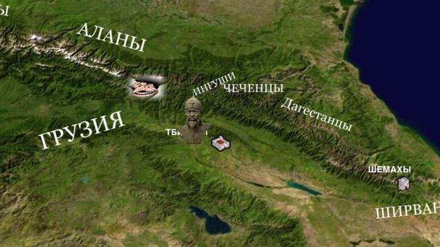 Походы Тамерлана на КАВКАЗ на пальцах