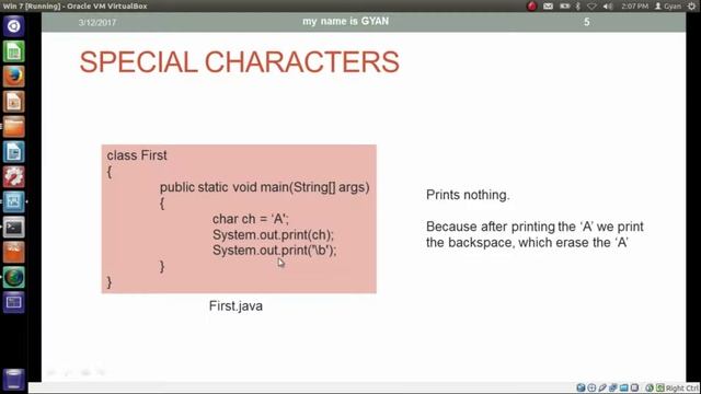 Characters in Java | Part 3 | Special Characters & Octal Character Literals смотреть онлайн