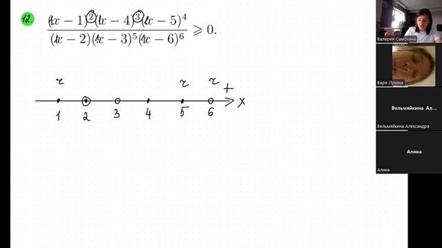 урок 6 Метод интервалов смотреть онлайн