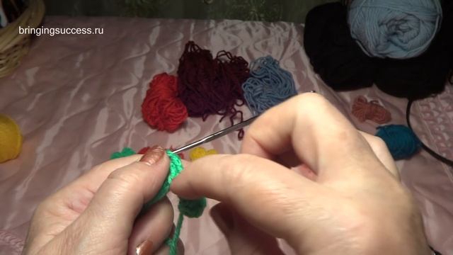 Аппликация Сердечки (сердце) на день Св. Валентина вязание крючком