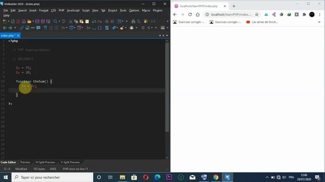 شرح php من دورة php darija (دورة php كاملة) -- PHP Superglobals $GLOBALS смотреть онлайн