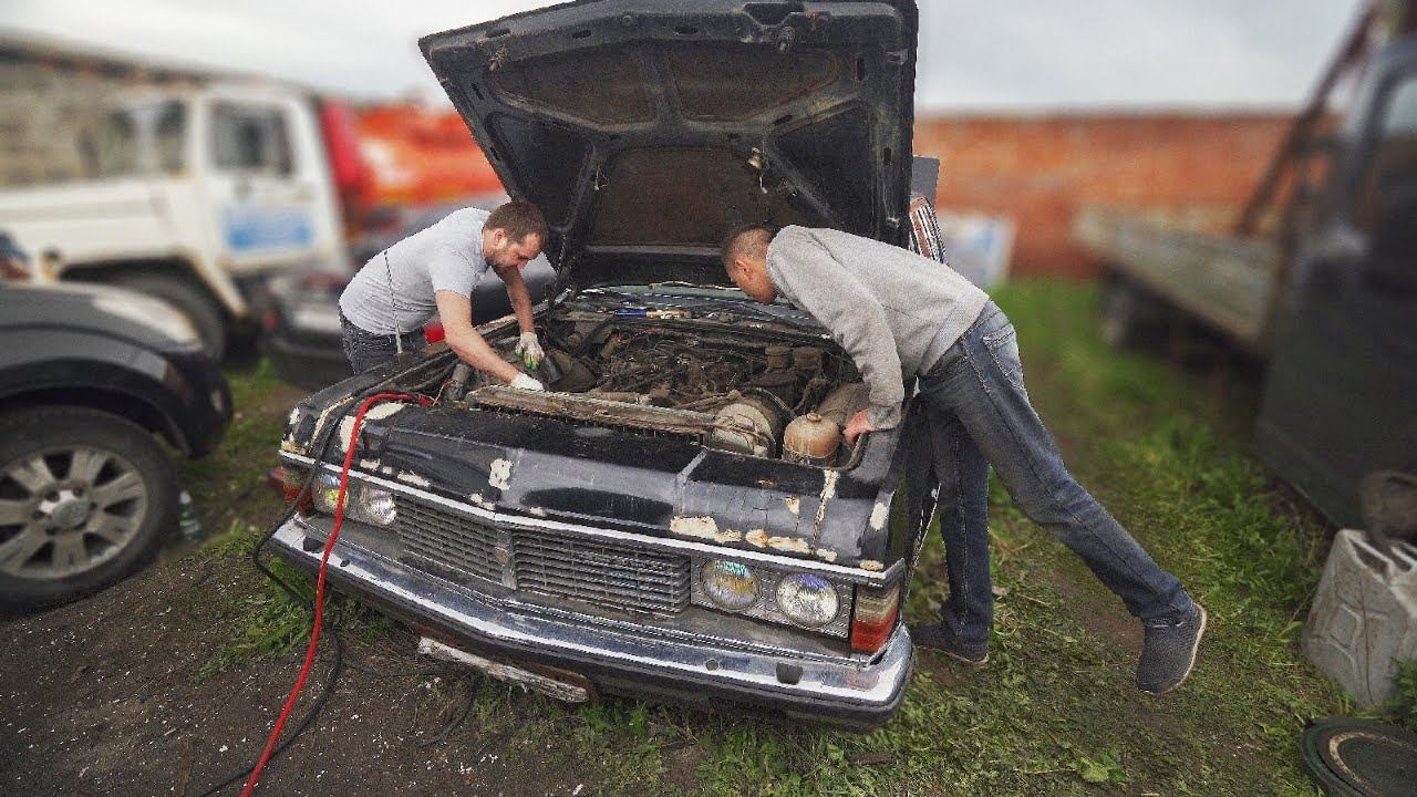Брошенная Чайка. ГАЗ-14 из Гаража Особого Назначения. Оживление. смотреть онлайн
