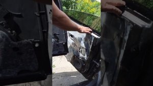 Как правильно снять корт двери Ниссан Альмераg15