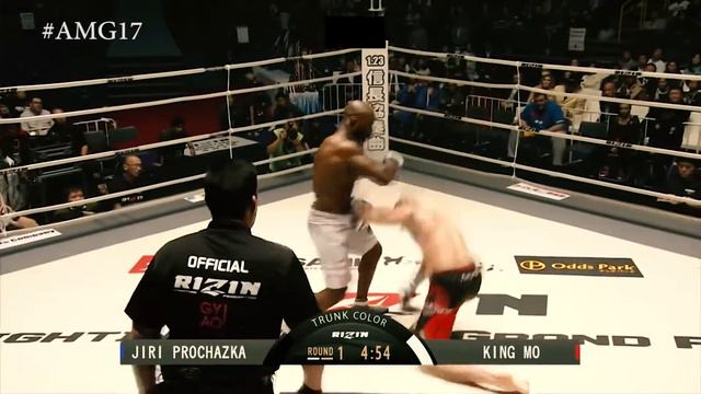 King Mo vs Jiri Prochazka 31.12.2015 RIZIN смотреть онлайн