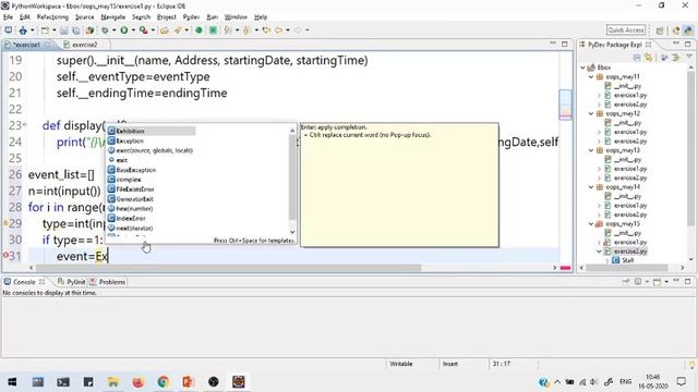 Hackerearth - Python Inheritance May 15, 2020 смотреть онлайн