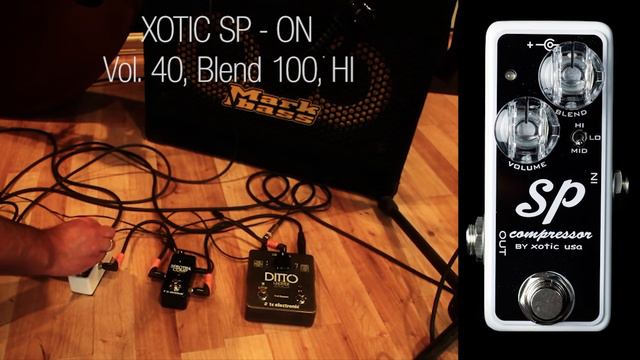 XOTIC SP Compressor vs TC Electronic SpectraComp (for bass players) смотреть онлайн