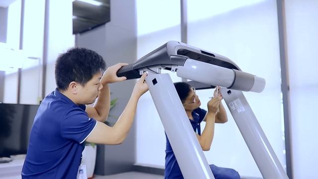 01 SH-T6700A X6 Treadmill Installation Steps смотреть онлайн