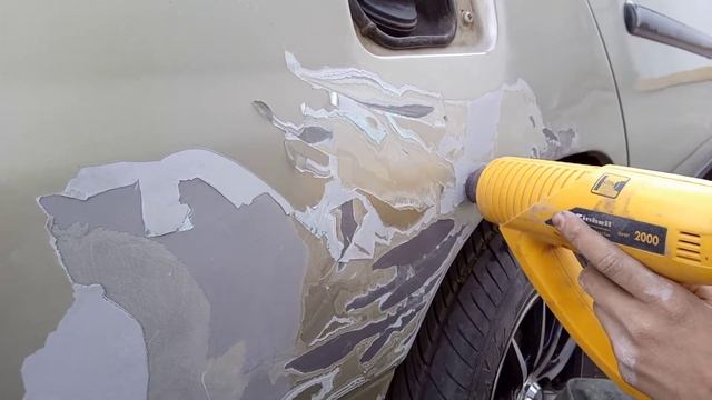 Cнятие старого лкп с помощью фена. смотреть онлайн