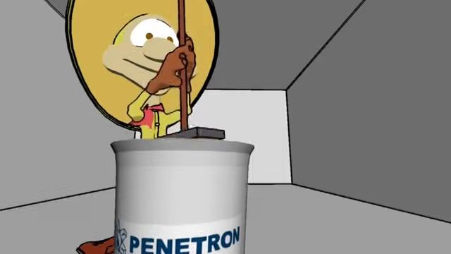 Пенетрон спасает квартиру от затопления соседями сверху (ролик с лягушкой) смотреть онлайн