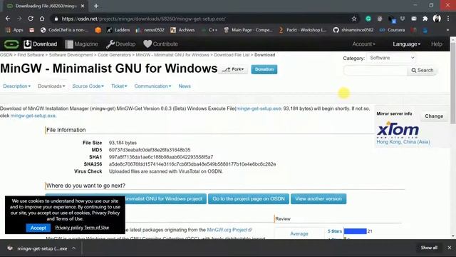 Mingw Installation(Setup for c and cpp programs) and Uninstallation whole process in Hindi смотреть онлайн