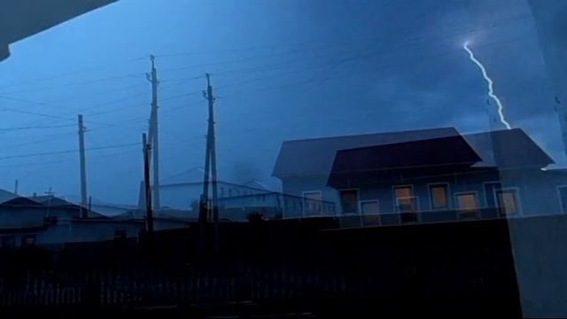 Гроза в с. Хабары Алтайского края 2014 07 21 смотреть онлайн