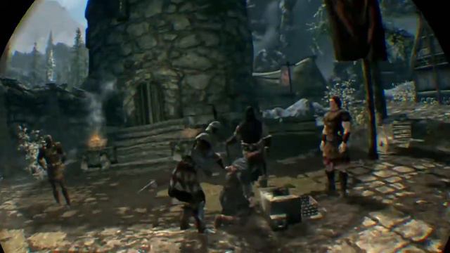 Skyrim VR. Первый опыт в виртуальной реальности. Скайрим ВР смотреть онлайн