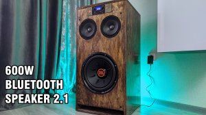 Мощная блютуз колонка 2.1 JBL Club 1224/Headshot R65 - 600W