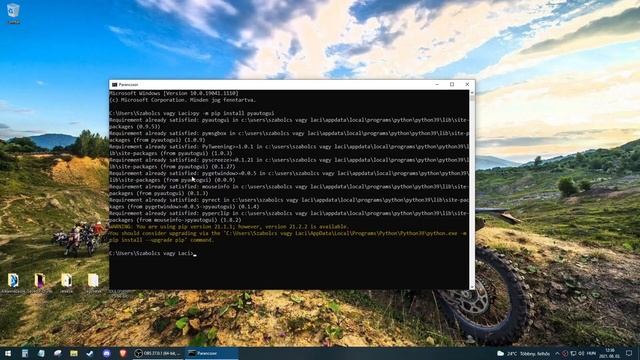 How To Install PYAUTOGUI