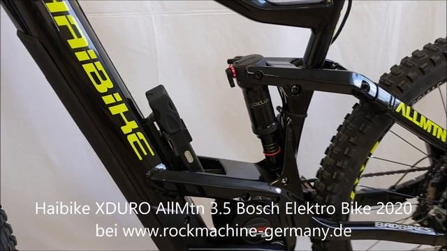 Haibike XDURO AllMtn 3.5 Bosch Performance CX 75NM Gen4 Intube 625WH Magura MT7 Elektro Bike 2020