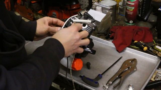 How to remove clutch on Echo SRM-226 GT-225 with common household tools смотреть онлайн
