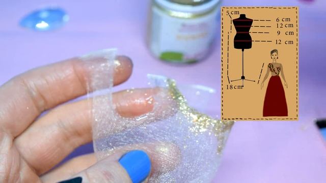 Как сшить праздничное платье для Барби? How to make a Barbie evening dress? #Barbieclothes смотреть онлайн