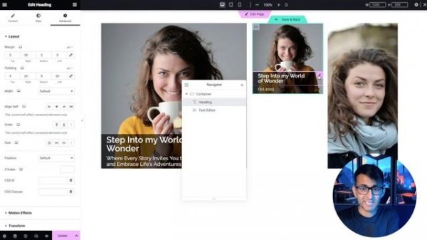 Elementor One Page Home Blog Tutorial - 30 mins - Loop Layout - Elementor Wordpress Tutorial