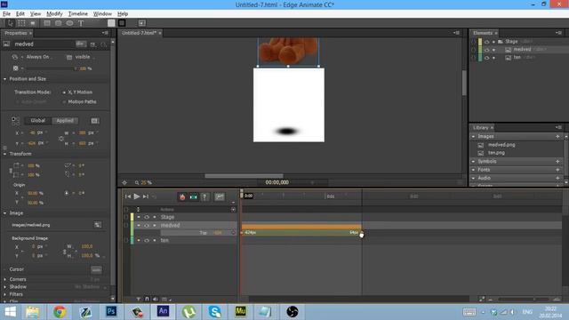 Создание анимации в Adobe Edge Animate смотреть онлайн
