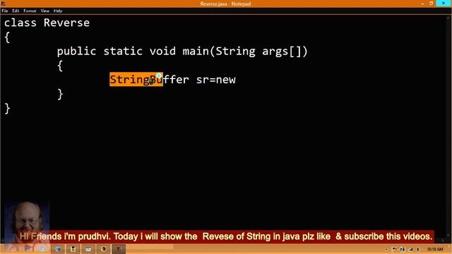 ReverseString in java смотреть онлайн