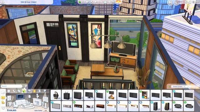 INDUSTRIAL LOFT APARTMENT || The Sims 4 Apartment Renovation || Speed Build (No CC) смотреть онлайн