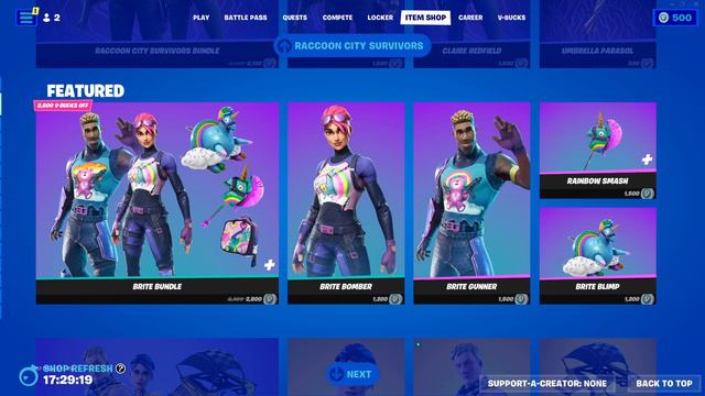Fortnite Item Shop (17 maart) *Nieuw Resident Evil Skins* смотреть онлайн