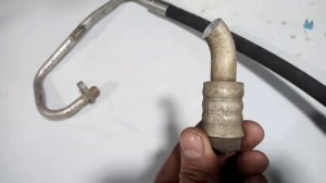 Обжим шланга авто кондиционера