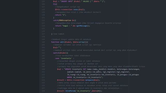 PHP Tutorial - Fungsi Insert, Update, Delete database dengan OOP & PDO смотреть онлайн