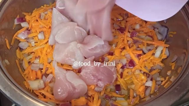 ПЛОВ С КУРИНОЙ ГРУДКОЙ НА СКОВОРОДЕ. Быстро, вкусно и просто, что может быть лучше! смотреть онлайн