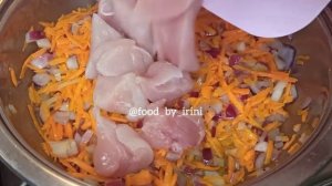 ПЛОВ С КУРИНОЙ ГРУДКОЙ НА СКОВОРОДЕ. Быстро, вкусно и просто, что может быть лучше!