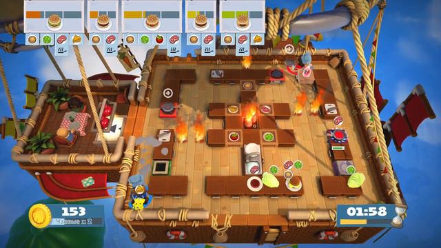 Overcooked (оверкук): зона 5-2 #ps4 #overcooked2 #family смотреть онлайн