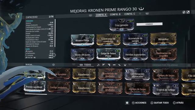 La *MEJOR* MEGA build KRONEN PRIME | Melee 3.0 | Warframe 2020 смотреть онлайн