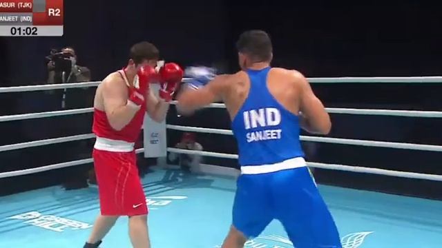 Джасур Курбонов Азия бокс Дубай 2021 ?? vs Санджит ?? Чемпионат Азии В Дубай | Часур Курбонов бокс смотреть онлайн