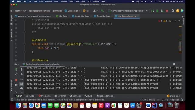 Spring Boot Autowiring | @Autowired | @Qualifier | @Primary | @Resource | @Inject смотреть онлайн