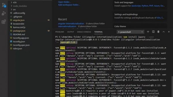 Angular Internationalization | Multilingual| ngx- translate (Creating Demo app, install bootstrap)
