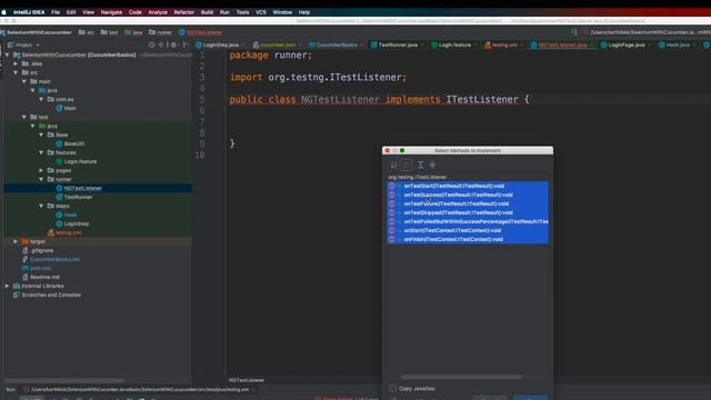 Part 9 - TestNG listeners support with Selenium and cucumber смотреть онлайн
