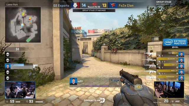 CS:GO G2 vs Faze APEX KNIFE ON KARRIGAN!! APEX KNIFE KILL!! IEM OAKLAND смотреть онлайн