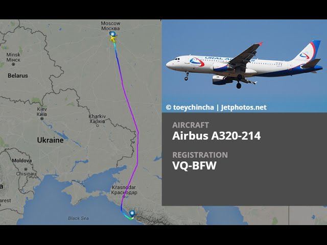 URAL AIRLINES  Airbus A320  VQ-BFW | Moscow, Domodedovo ✈ Sochi, Adler | U6279