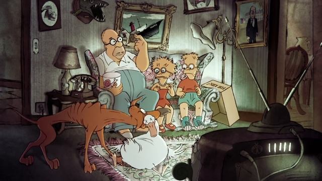Chomet Couch Gag from Diggs THE SIMPSONS ANIMATION on FOX смотреть онлайн