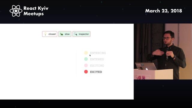 Alexey Taktarov: Dirty animations in the stateful world – React Kyiv March смотреть онлайн