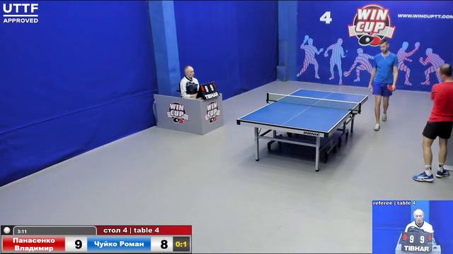 22:35 Панасенко Владимир (0:3) Чуйко Роман стол 4 Юг-4 14.05.21 смотреть онлайн