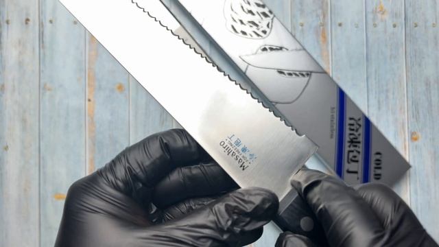 Masahiro Stainless Steel Нож кухонный Для замороженных продуктов 200/320 мм Stainless Steel [11078]