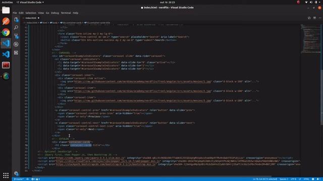 Academy #12- [Bootstrap] Criando um Catálogo (HTML) смотреть онлайн