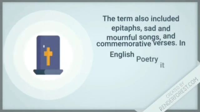 Elegy as a form of poetry смотреть онлайн