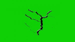 Green Screen Crack Animation Футаж Трещина Хромакей