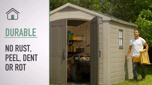 Пластиковый сарай Фактор 8х11 Keter Factor 8x11 Shed смотреть онлайн