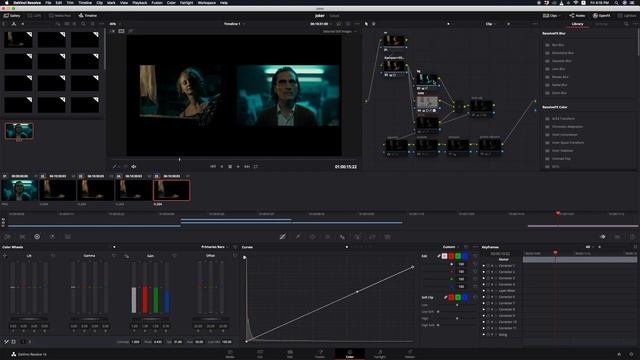 Цвет как в фильме Joker|Davinci Resolve 16 Урок смотреть онлайн
